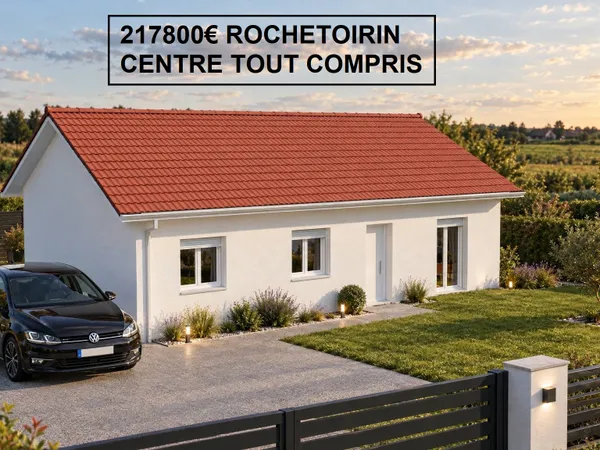Terrain + maison 80 m²
