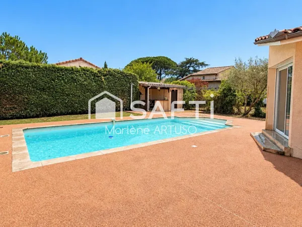 SAINT-JEAN-DU-FALGA - MAISON 147 M², 4 CHAMBRES, PISCINE ET TERRAIN DE 1 246 M²