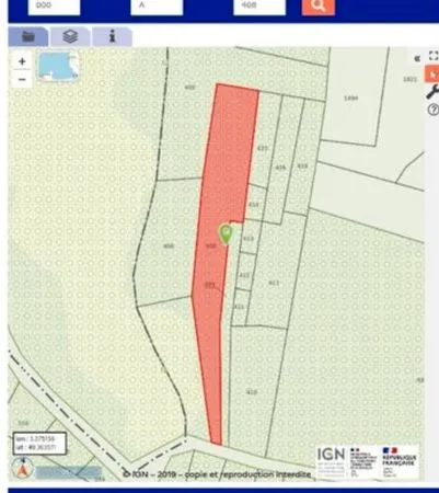 Vente de parcelle forestière