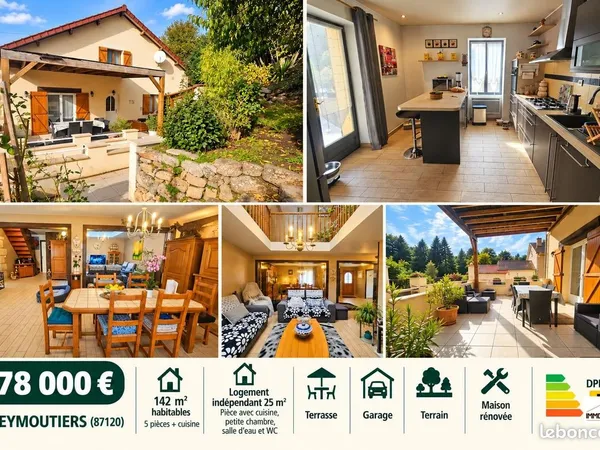 Maison avec logement indépendant