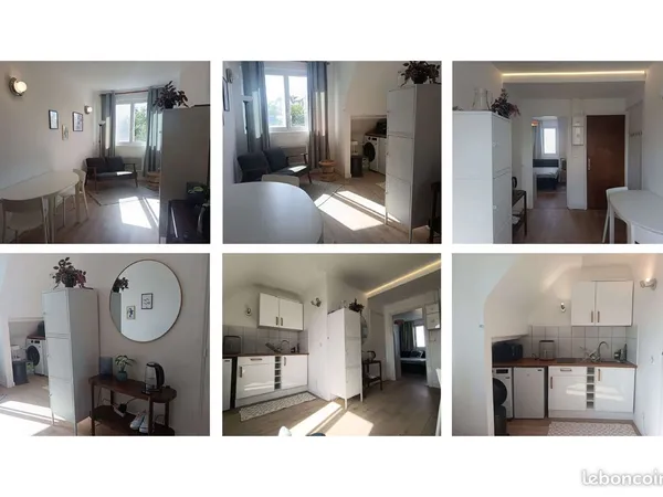 Studio 25m² meublé En bas rue d'auge