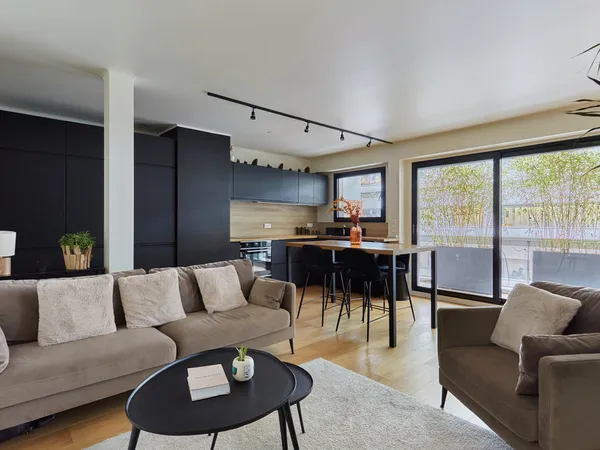 2 pièces moderne - 1 ch - 61 m² - Balcon 11 m² - Parking