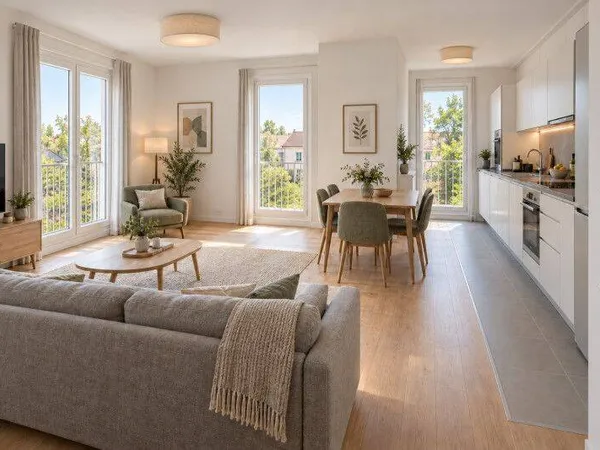 Appartement 3 pièces 63 m²