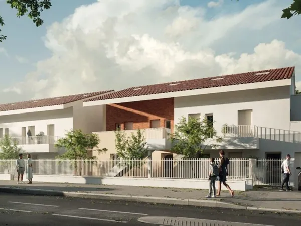 Appartement Toulouse quartier Lardenne Duplex 58,06m2 terrasse 14,03m2, 1 place de parking