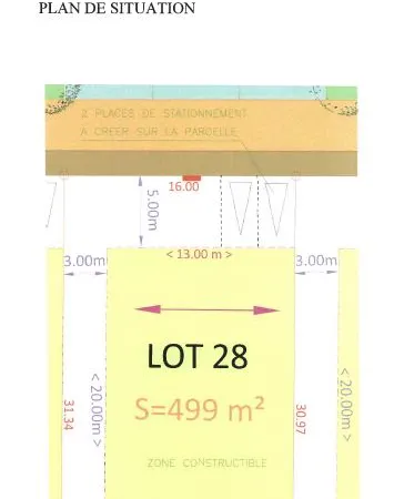 Terrain + maison 86 m²