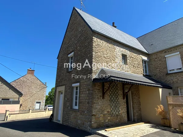PONTAUBAULT - 50220 : Maison en pierres 3 chambres avec garages
