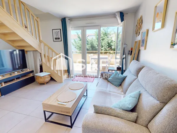Appartement T2 43m² en Duplex avec grande Terrasse et un garage