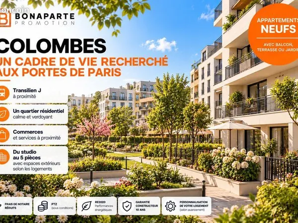 Appartement - 5 pièces - PROCHE SEINE DES 165 000