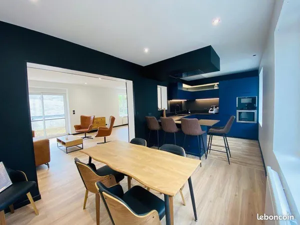 Maison 110m2 - entièrement rénovée - garage 65m2 + jardin