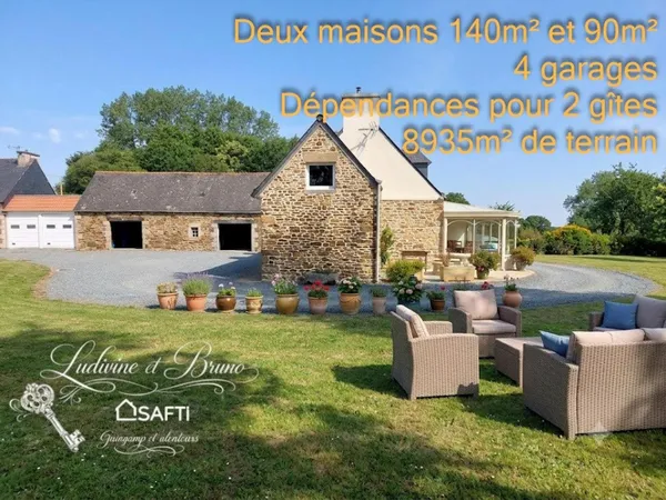 MAGNIFIQUE PROPRIETE DE DEUX MAISONS ET DEPENDANCES