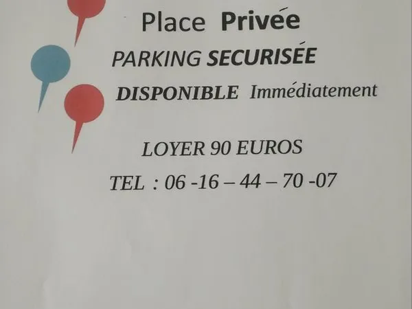 Parking privé a louer