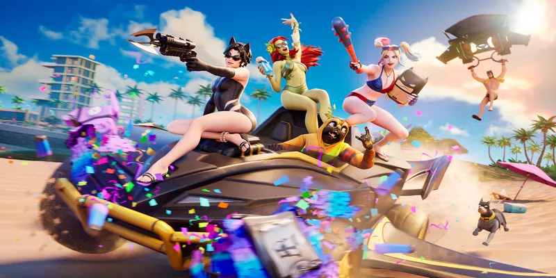 Fortnite : la dernière série de quêtes DC n'ouvre que ce 18 août — 24 quêtes à boucler avant la fin de « Collecte effrénée » pour le Parasol Zap