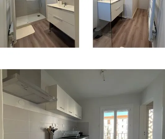 T2 meublé rénové 58 m² - loggia, cave - Moulin à Vent