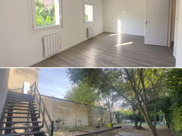 Studio de 26m2 avec jardin partagé, Bordeaux