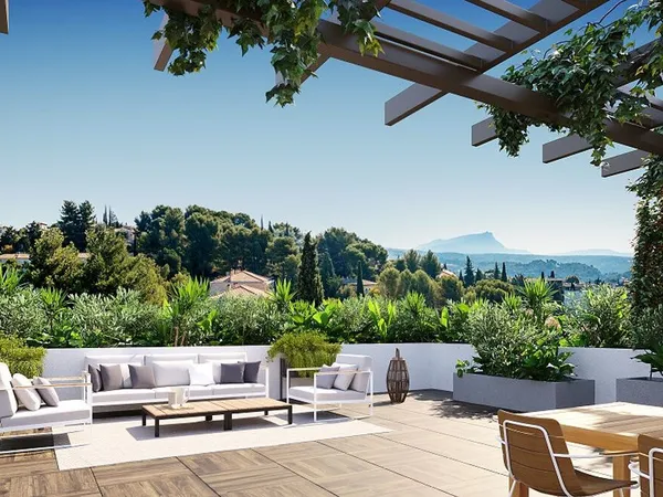 Appartement neuf de type 3 situé à Aix en Provence