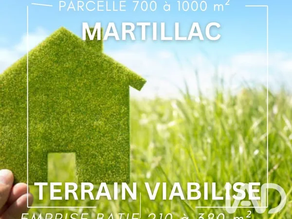 Terrain 845 m²