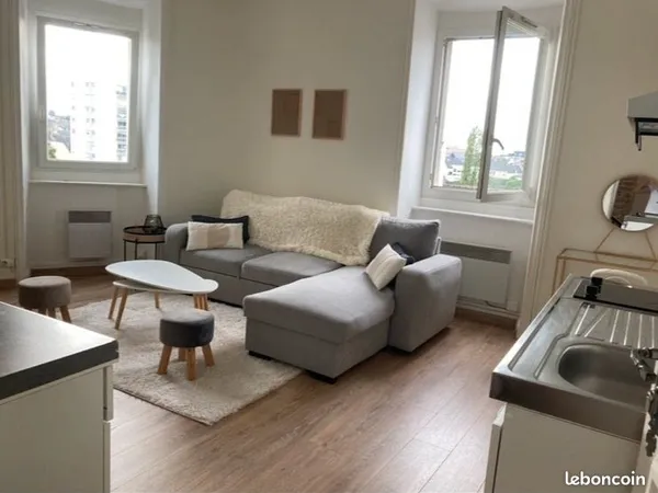 Beau T2 meublé, lumineux 33m2