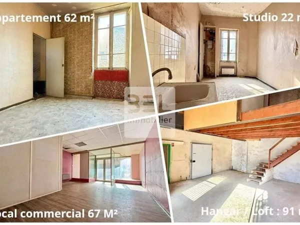 Immeuble 244 m²