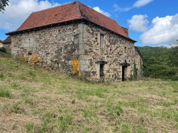Maison grange et dépendance en pierre