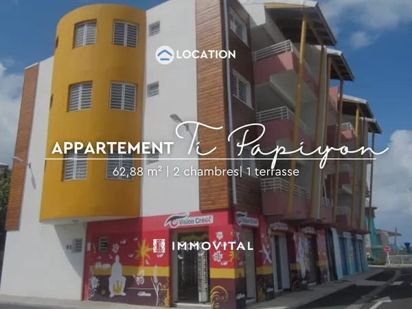 LOCATION Appartement T3 vide - ZAC de DAMENCOURT à Le MOULE