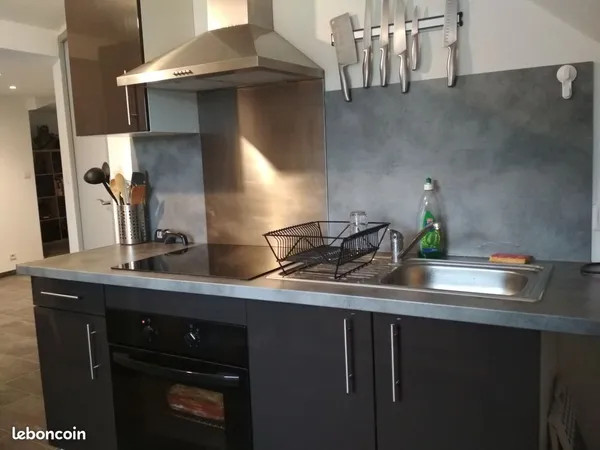 F3 à louer avec cuisine équipée et fibre optique