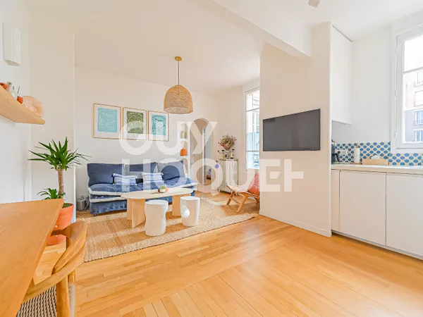 2 pièces 40m² - lumineux - refait par architecte