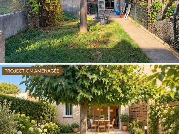 Viager occupé - t2 avec jardin & parking - pertuis