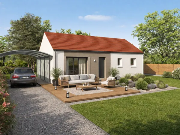 Terrain + maison 70 m²