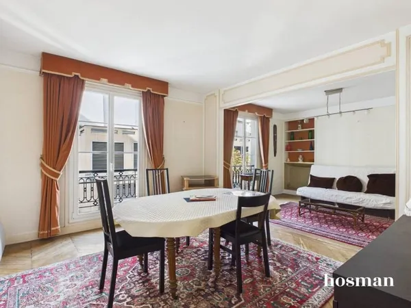 Appartement traversant de 4 pièces de 78m² - 2 chambres - Rue de l'Arc de Triomphe, Paris