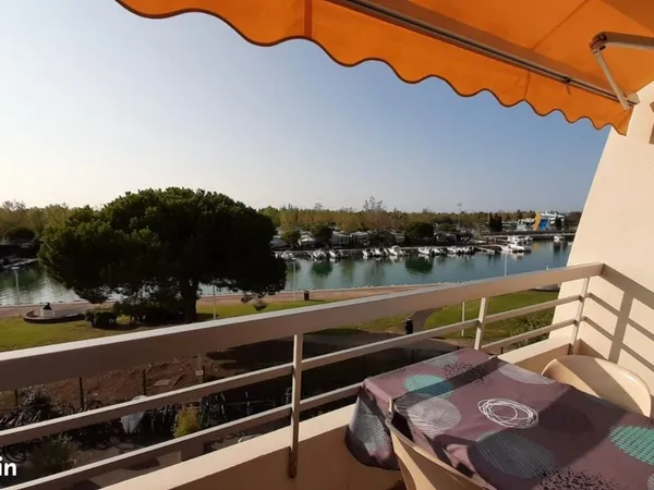 Studio cabine Port Camargue, plage Sud