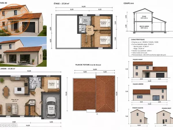 Terrain 783 m²