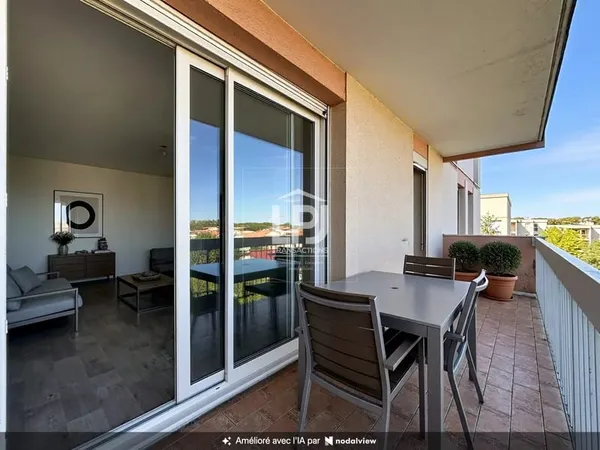 EXCLUSIVITÉ - SEPT DENIERS - T3 72,3 m² AVEC GRAND BALCON, VUE DÉGAGÉE ET STATIONNEMENT