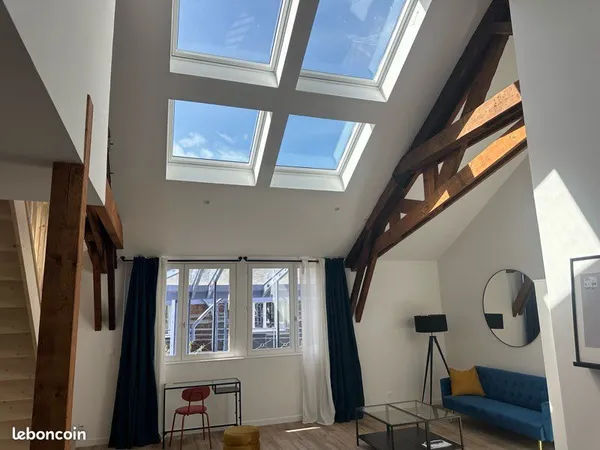 Grand loft T2 meuble