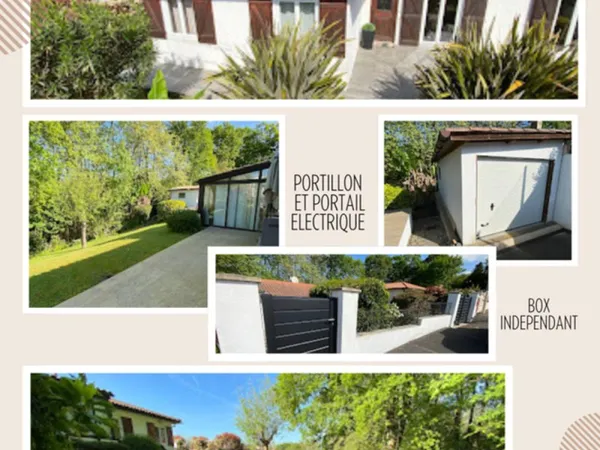 Maison T4-122m² de plain-pied avec jardin arboré de 835m²