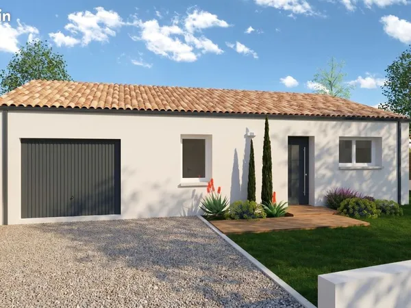 Projet de construction d'une maison 72.8 m² avec terrain à SALLERTAINE (85)
