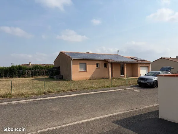 Loue maison 3 chambres terrain 1000 m2