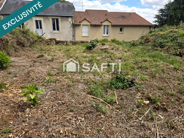 Terrain d'exception de 205 m² au coeur historique de Loudun