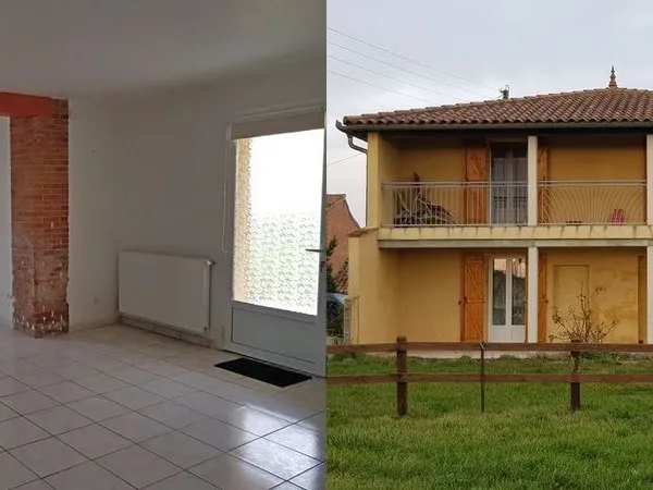 Frouzins (31270) - Superbe T3 de 90 m² dans corps de ferme rénové