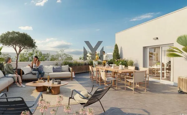 Dernier étage - toit terrasse XXL et 2 parkings