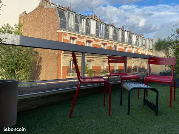 Appartement 2 chambres 60m2 dernier étage avec balcon