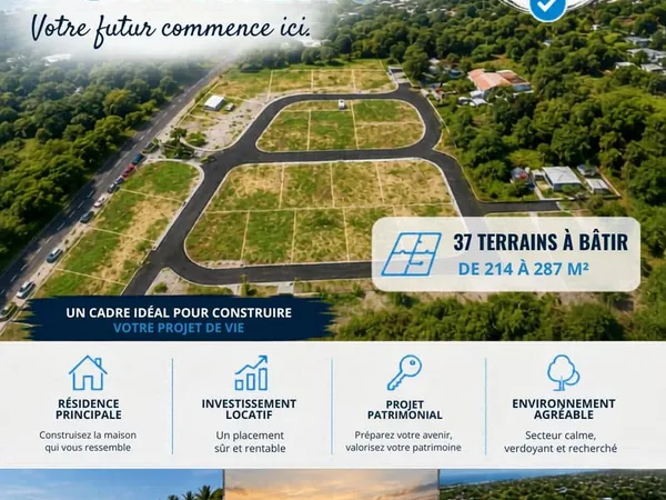 Terrain 214 m²
