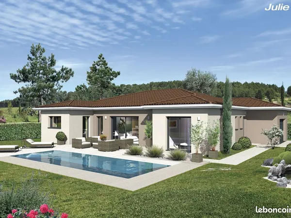 Maison 100 m² avec terrain à SAINT-GEORGES-D'ESPERANCHE (38)