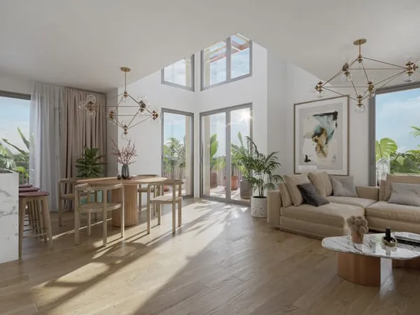 Appartement neuf T2 de 41,58 m2 avec balcon exposé sud-est à