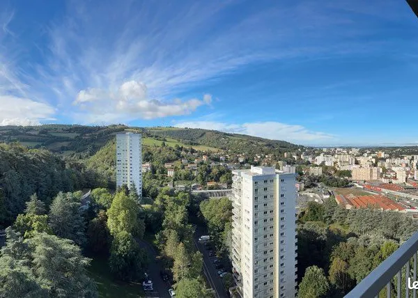 Studio / T1 de 37m2 meublé avec balcon et une vue magnifique au 20ème et dernier étage avec ascenseu
