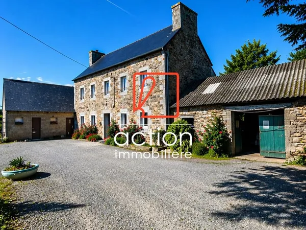 Authentique bâtisse en pierre du XVIIIe siècle de 121m2 La