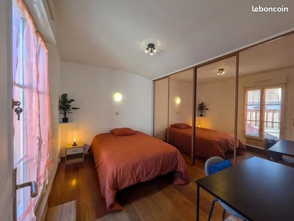 Appartement 3 chambres meublé