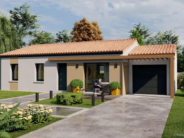 Terrain + maison 84 m²