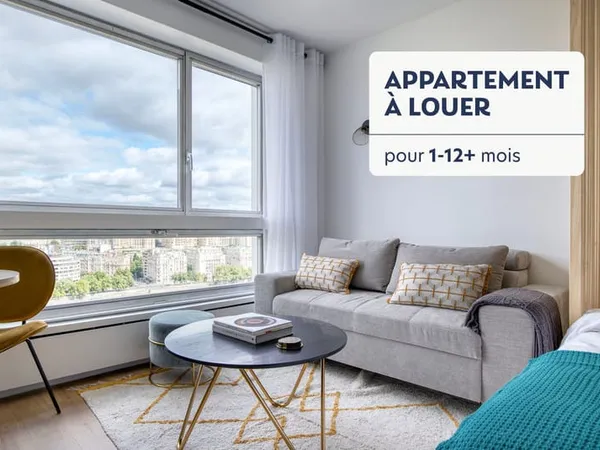 Magnifique Studio à Bir Hakeim avec vue sur La Seine
