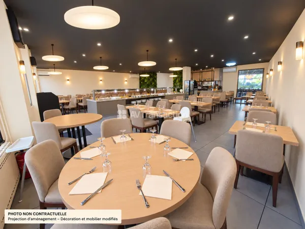 Restaurant 135M2 + Appartement - 70 COUVERTS - FAIBLE LOYER