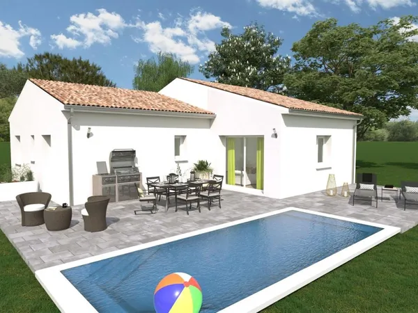 Maison en L avec suite parentale à MONTAGNAC
